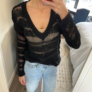 Black knit sweater urban outfitters